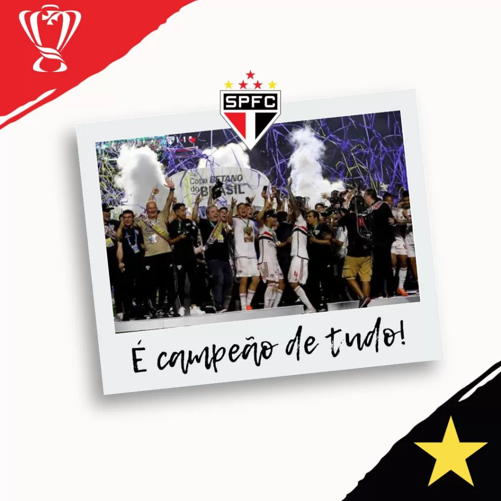 São Paulo Futebol Clube a um passo de se tornar campeão de tudo